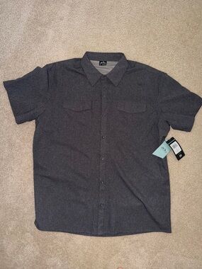 Men's Short-Sleeve Button-Down Shirt American Outback